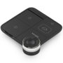 AISENS Cargador Inalámbrico 4 en 1 de 15W para Móvil, Apple Watch y Auriculares, Negro